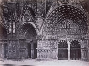 Bisson Frères, Bourges cathedral, main portal