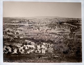 Frith Francis, Palestine, Jerusalem, panoramic view