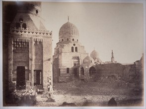 Le Gray Gustave, Egypt, Cairo, inner courtyard ot the  mamelukes' graves