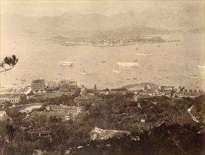 Hong Kong and Kowloon bay (China)