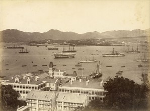 La rade de Hong Kong (Chine)