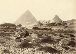 Hôtel Mena-House, devant les pyramides de Gizeh (Egypte)