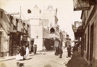 Rue du Commerce à Suez (Egypte)