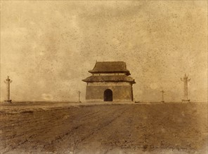 Site des tombes Ming à Pékin (Chine), tour de la Tablette