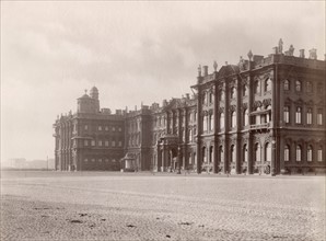 Russia, entrance of the Winter Palace in St. Petersburg