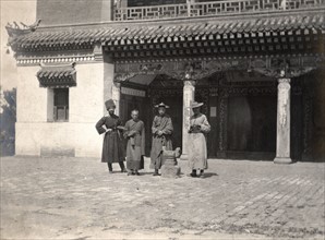 Chine, mission russe près de Pékin, temple à Toun-Kadia