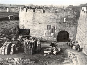 Shangai, fortification of the Chinese city