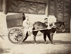 China, transporter, with a covered wagon