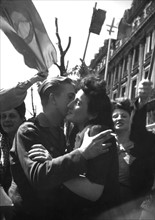 Communists resistants and members of the F.F.I. at  the Liberation of Paris (August 1944)