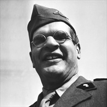 Un officier américain lors de la libération de Paris (août 1944)