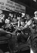 Surrender of a German general at Montparnasse, during the Liberation of Paris