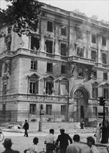 Fire at the ministry of Foreign Affairs in Paris, during the Liberation (August 1944)