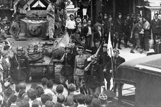Arrestation de dirigeants allemands à Paris, lors de la Libération (août 1944)