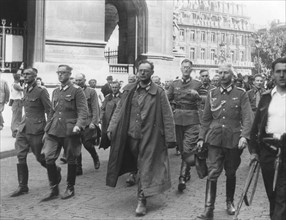 German officers arrested by the F.F.I. in Paris, during the Liberation (August 1944)