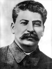 Portrait of Soviet marshal Stalin