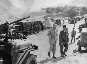 Officiers français pendant la Guerre d'Algérie (1956)