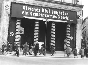 Banderole de propagande nazie à Vienne (1938)