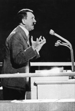 Hitler lors d'un congrès du parti national-socialiste (1938)