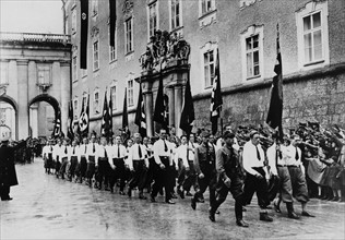 Entrée de la Légion Autrichienne à Salzbourg (1938)