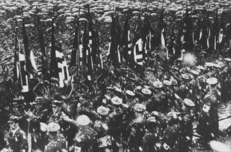 Rassemblement du Front allemand au Wackenberg, pour le plébiscite sur la Sarre (1935)