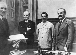 Signature du pacte de non-agression germano-soviétique (1939)