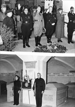 Honneurs rendus aux martyrs fascistes