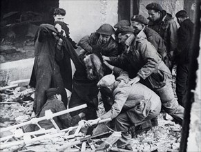 At Osnabruck, Rescue of deported Russian women (1945)