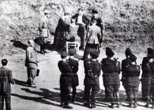Le chef de la police fasciste fusillé à Rome (1944)