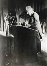 Einstein at the Solvay conference