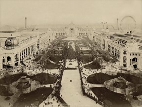 Paris. Exposition Universelle de 1900. Cortège officiel le jour de l'inauguration.