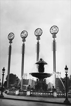 The Concorde square during the Universal Exhibition in Paris, 1937