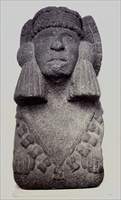 Stone sculpture of Chalchiuhtlicue, British Museum