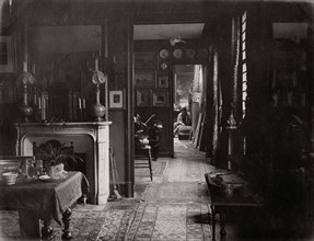 Georges de Dramard in his studio