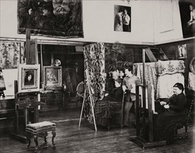 José Frappa in his studio