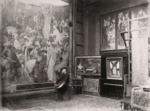 Pierre-Victor Galland in his studio