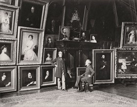 George Peter Alexander Healy dans son atelier