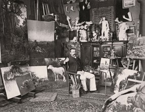 Tristan Lacroix in his studio