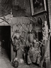 Cesare Auguste Detti dans son atelier
