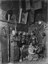 Cesare Auguste Detti in his studio