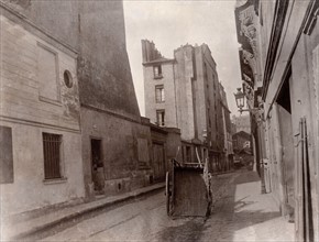 Atget, Hand-cart rue de l'Epée de bois in Paris