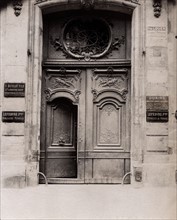 Atget, Hôtel Bergeret à Paris