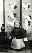 Portrait of Pu Yi at age of 2