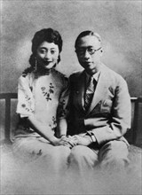 The last emperor Pu Yi and the last empress Wan Rong