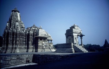 Temple Devi Jagdabi, Khajuraho, 
Madhya Pradesh, Inde.