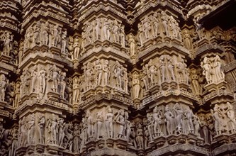 Temple de Parsvanatha,
Khajuraho, Madhya Pradesh, Inde.