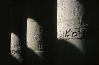 Karnak, Egypte. La grande salle hypostyle