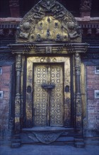 Porte dorée à Patan, vallée de Kathmandu, Népal