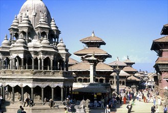 Square Durbar (place du Palais), à Patan, Vallée de Kathmandu, Népal