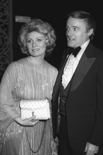 Robert Vaughn With His Wife Linda Staab