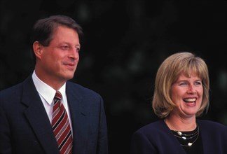 Al Gore With Wife Tipper Gore